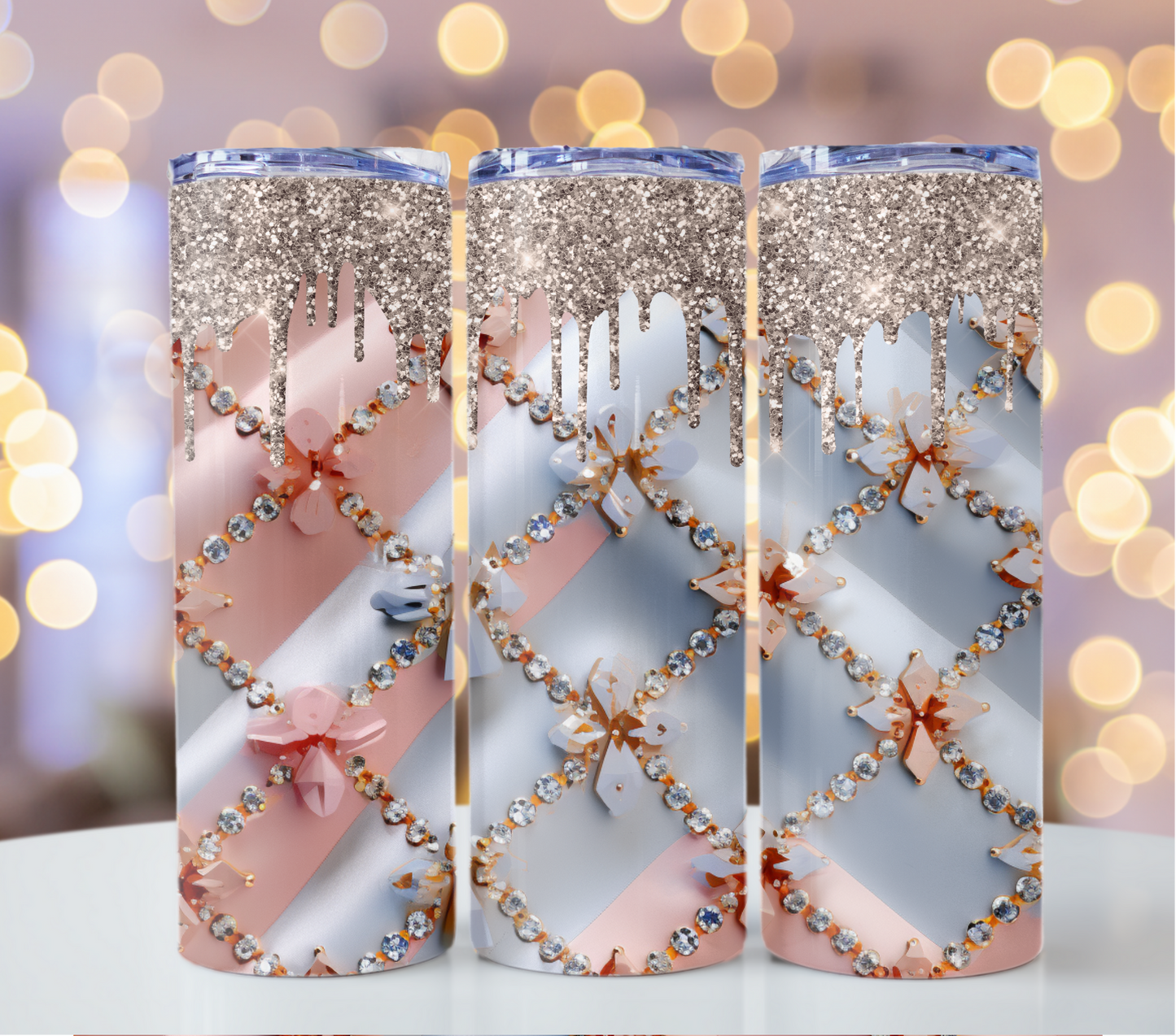 4PNG Bundle Sparkle Glitter Drips 20oz Skinny Louis Vuitton Tumbler Wrap Fashion Tumbler Wrap Luxury Tumbler Wrap Glitter Tumbler Wrap