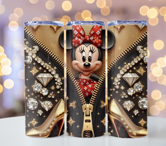 Micky Minni Mouse Tumbler Wrap Sublimation Designs Lv Tumbler Wrap Designs