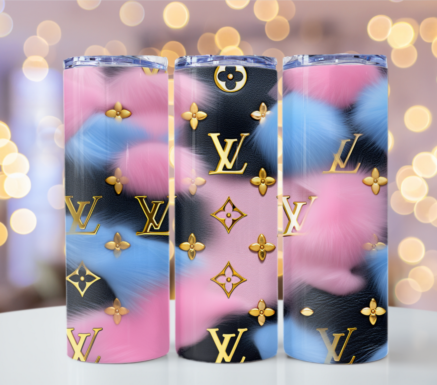 Louis Vuitton Pastel Light Purple Lv Tumbler Wrap Logo Tumbler Wrap Glitter Seamless Pattern Tumbler Wrap Fashion Tumbler Wrap