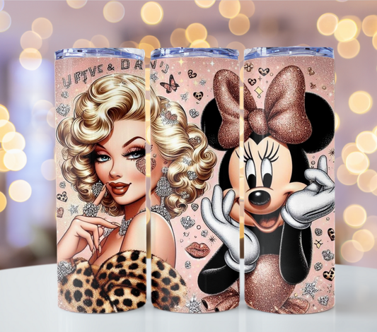 Micky Mini Mouse Tumbler Wrap Sublimation Designs Glitter Tumbler Wrap Designs