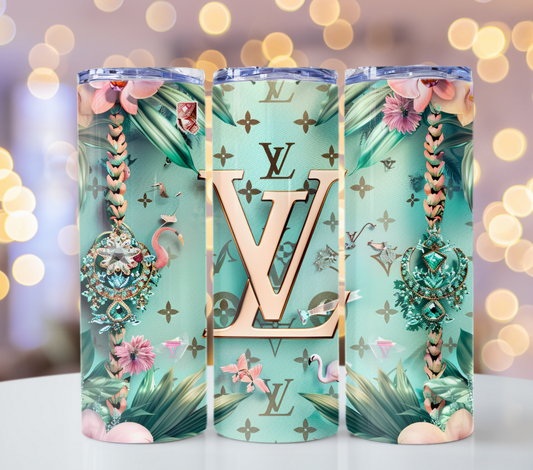 Modern Louis Vuitton 20oz Tumbler Wrap Designs PNG – Fashion Tumbler Ready with Pattern Wallpaper