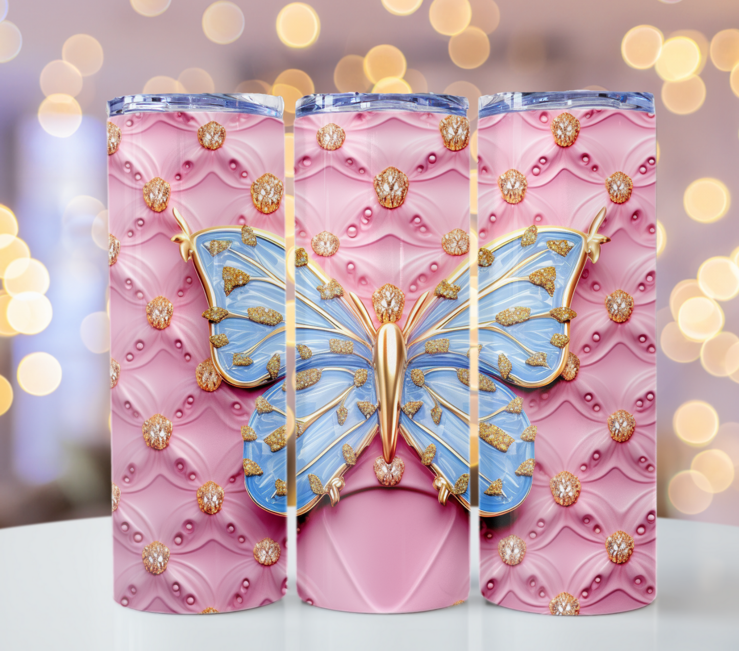 Pastel Pink Butterfly Monogram PNG, Tumbler Wrap,3D TUMBLER WRAP,Inflated Tumbler Png,luxury tumbler,PNG bundle,Etsy Tumbler,Sublimation Designs,Tumbler  Fashion Tumbler