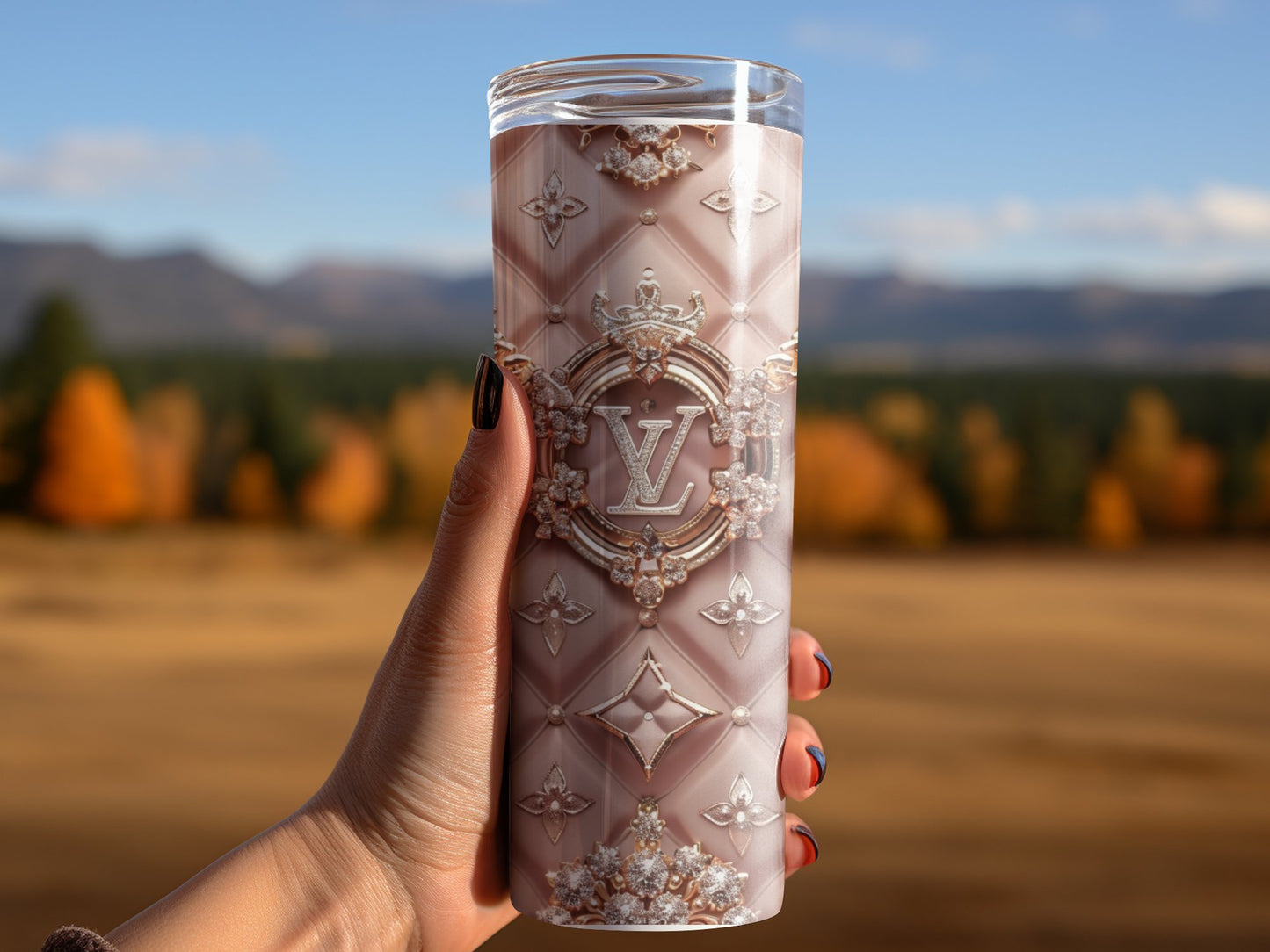 Metallic Pink Logo Design Tumbler Wrap 20 oz, Fashion Luxury Logo Tumbler Wrap Png Bundle, Tumbler Design,Digital Download PNG,Logo Brand Tumbler , 20oz Skinny , Tumbler Wrap Bundle Designs