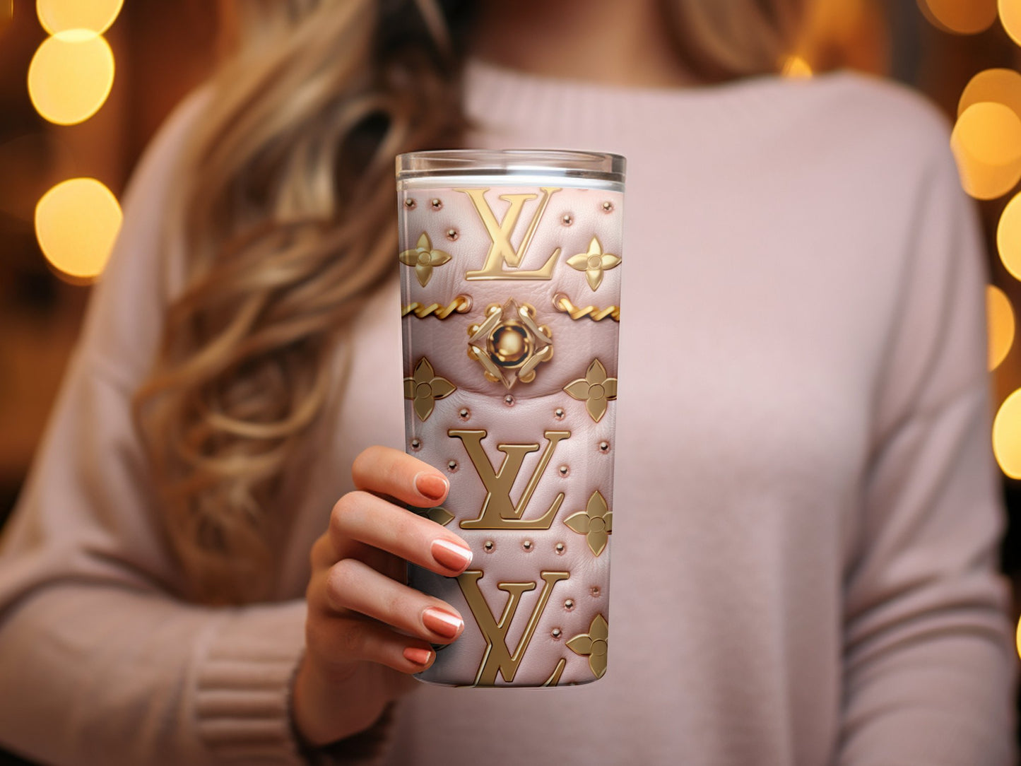 Lv Png Tumbler Wrap Fashion Tumbler Wrap Luxury Tumbler Wrap Glitter Tumbler Wrap