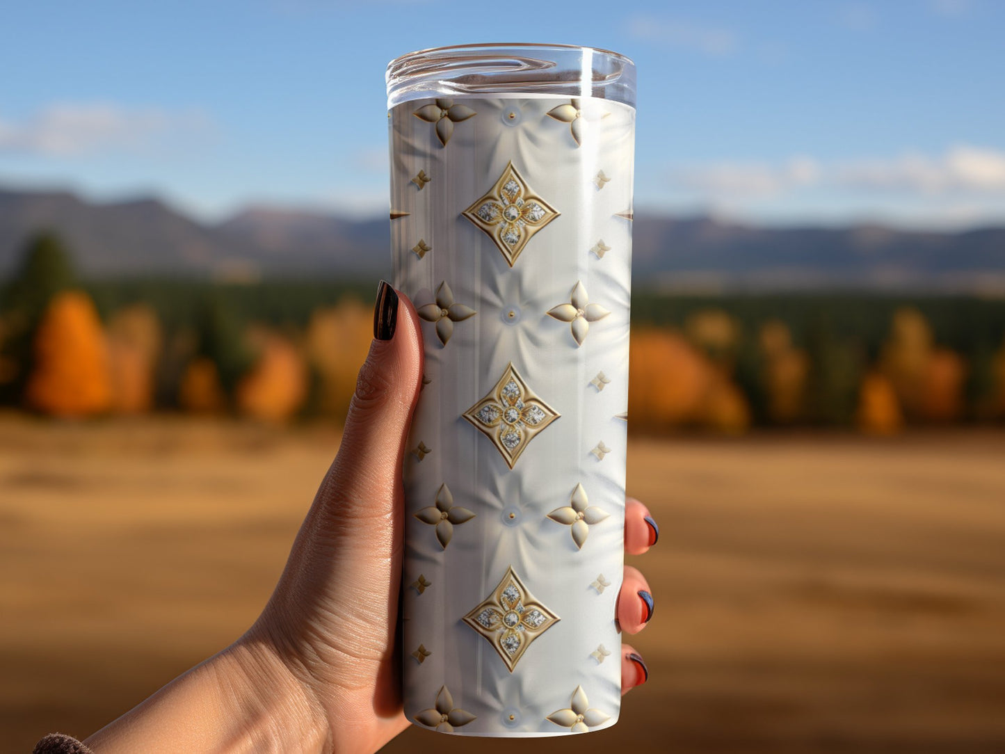 Metallic White Gold Lv Logo  Gold Tumbler Wraps 20 oz, Fashion Luxury Logo Tumbler Wrap Png Bundle, Tumbler Design,Digital Download PNG,Logo Brand Tumbler , 20oz Skinny , Tumbler Wrap Bundle Designs