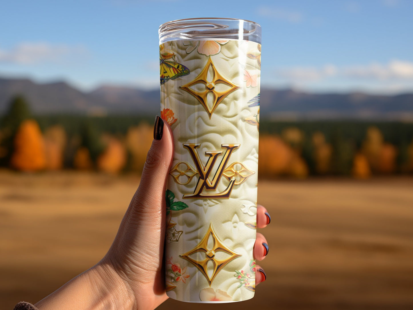 Pastel Fruit Tumbler Wrap Louis Vuitton Tumbler Wrap Lv Seamless Pattern Louis Vuitton Tumbler Wrap Fashion Tumbler Wrap