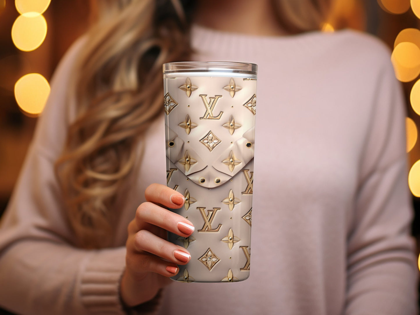 Chanel Tumbler Wrap Fashion Tumbler Wrap Luxury Tumbler Wrap Glitter Tumbler Wrap