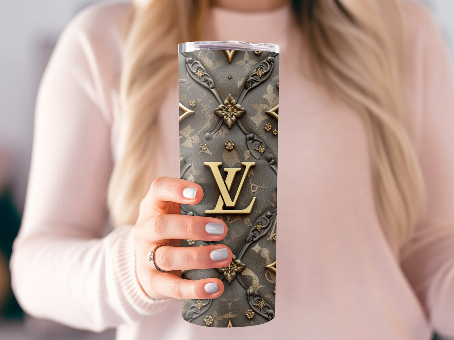 Louis Vuitton Tumbler Wrap Lv Seamless Pattern Louis Vuitton Tumbler Wrap Fashion Tumbler Wrap