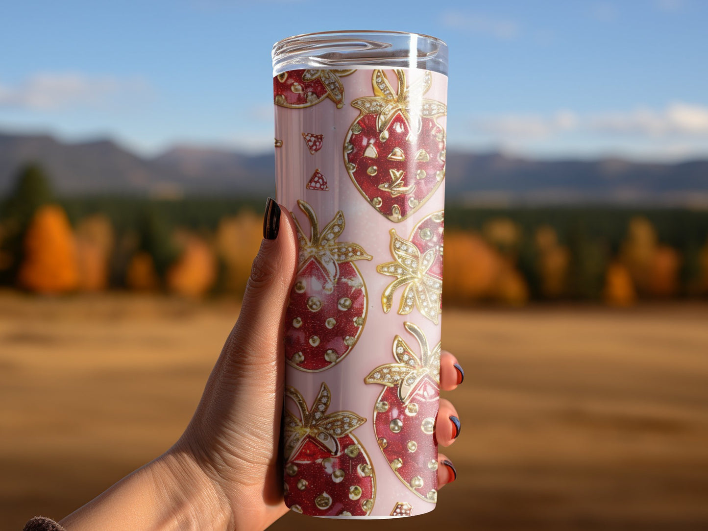 Strawberry Pink Fruit Tumbler Wrap Louis Vuitton Tumbler Wrap Lv Seamless Pattern Louis Vuitton Tumbler Wrap Fashion Tumbler Wrap