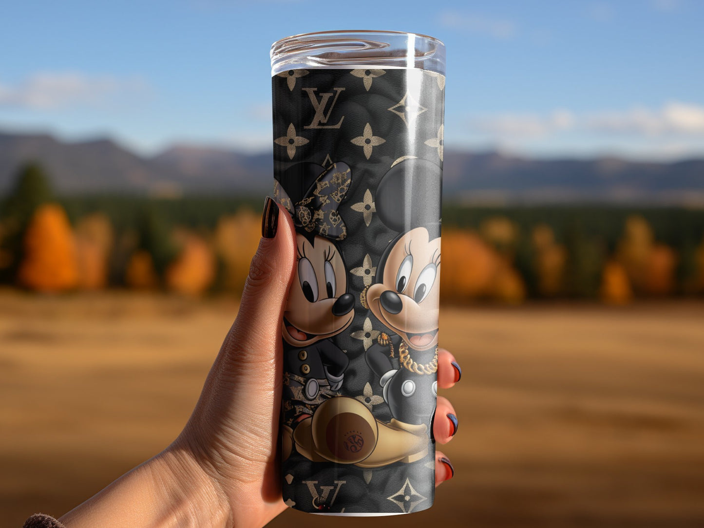 Mickey and Minni Mouse Tumbler Wraps 20 oz, Fashion Luxury Logo Tumbler Wrap Png Bundle, Tumbler Design,Digital Download PNG,Logo Brand Tumbler , 20oz Skinny , Tumbler Wrap Bundle Designs