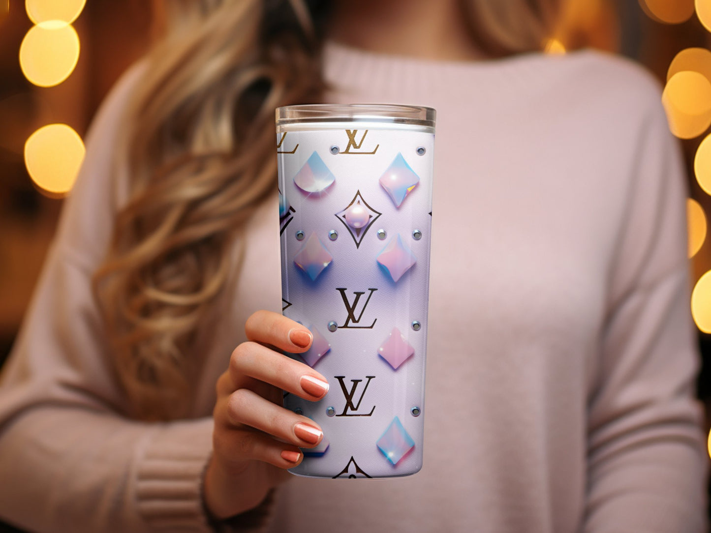 Sublimation Design PNG Louis Vuitton Tumbler Wrap Fashion Tumbler Wrap Luxury Tumbler Wrap Glitter Tumbler Wrap