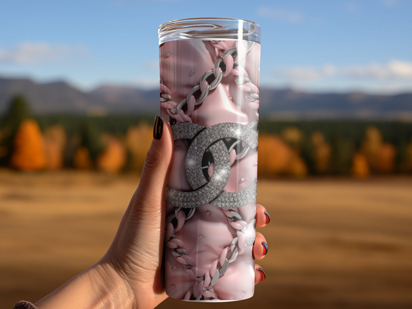 Chanel Pink Chain Pattern Design Fashion Pattern, glitter Pattern, Fashion Chanel tumbler wrap, Tumbler Wrap,Inflated Tumbler Png,luxury tumbler,PNG bundle, Tumbler,Sublimation Designs,Tumbler Sublimation,sublimation Design, sublimation png