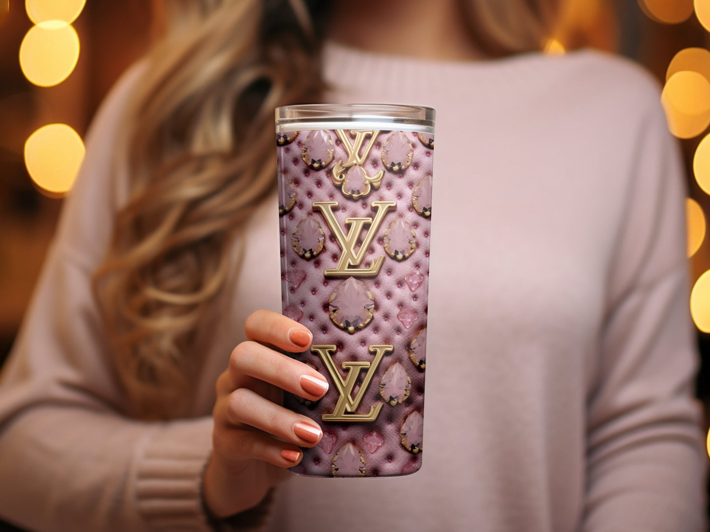 Chanel Tumbler Wrap Fashion Tumbler Wrap Luxury Tumbler Wrap Glitter Tumbler Wrap