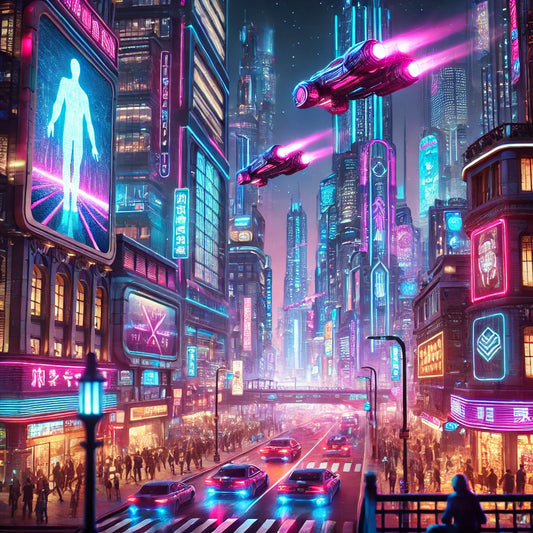 🚀✨ Who’s ready for this kind of cityscape? #CyberpunkWorld #NeonNights #FuturisticCity #TechUtopia #UrbanGlow #FutureIsNow #SciFiVibes #CityOfTomorrow #TechDreams #SkyscraperDreams"