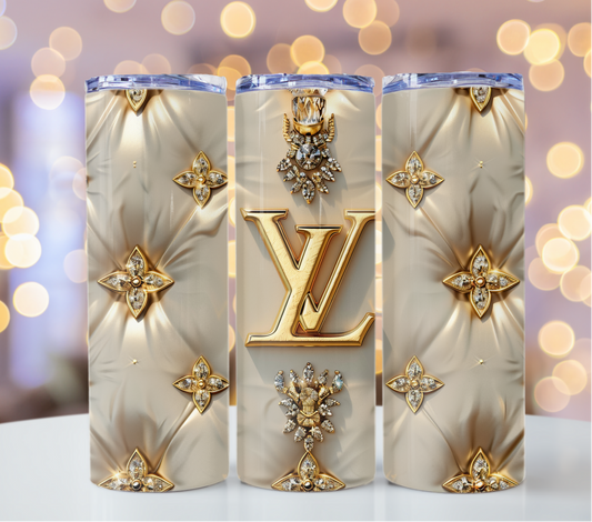 Louis Vuitton Tumbler Wrap Lv Seamless Pattern Louis Vuitton Tumbler Wrap Fashion Tumbler Wrap