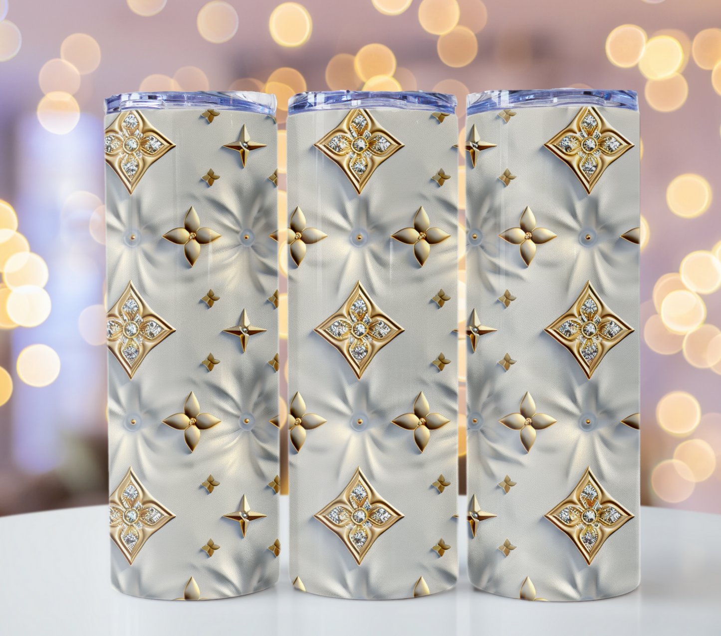 Metallic White Gold Lv Logo  Gold Tumbler Wraps 20 oz, Fashion Luxury Logo Tumbler Wrap Png Bundle, Tumbler Design,Digital Download PNG,Logo Brand Tumbler , 20oz Skinny , Tumbler Wrap Bundle Designs