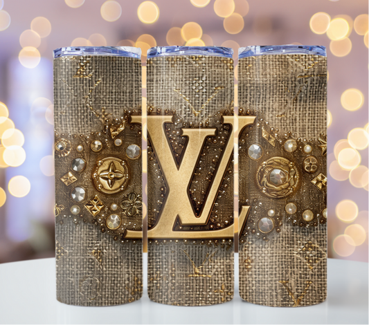 Louis Vuitton Tumbler Wrap Lv Seamless Pattern Louis Vuitton Tumbler Wrap Fashion Tumbler Wrap