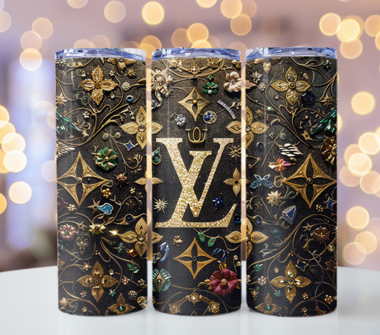 Louis Vuitton Tumbler Wrap Lv Seamless Pattern Louis Vuitton Tumbler Wrap Fashion Tumbler Wrap